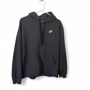 Nike – Hoodie – Womens – L – Gray – Pullover Athletic Streetwear